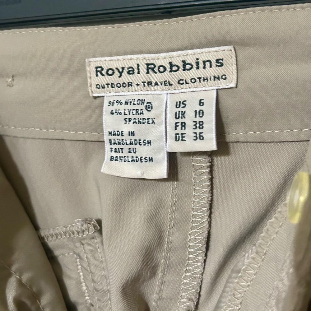 Royal Robbins Khaki Adventure Pants